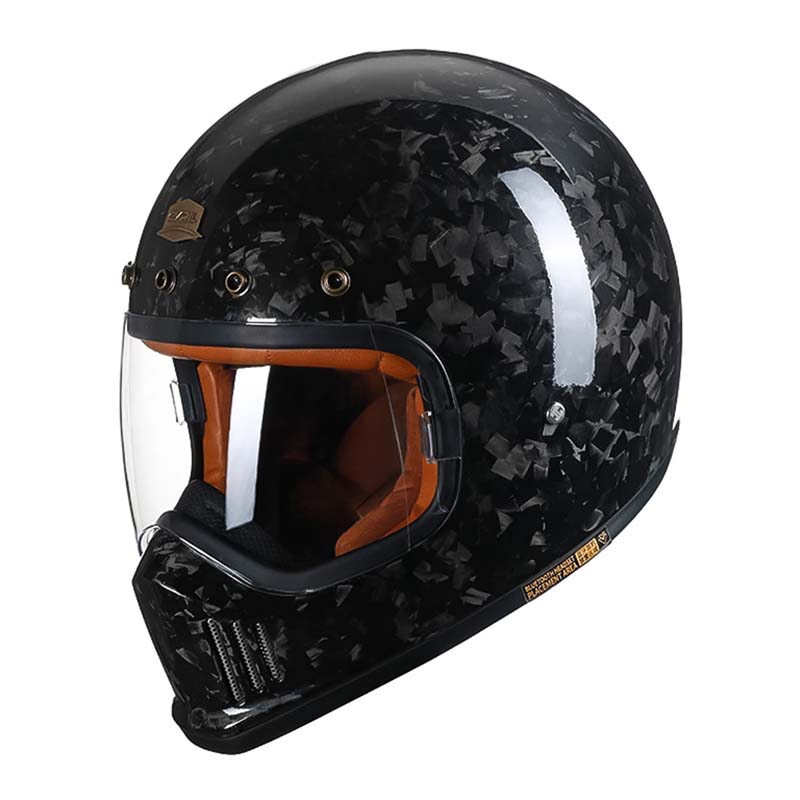 Men’s Full Face Motorcycle Helmet Lightweight Carbon Fiber DOT ECE Approved 0