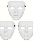 Men’s Full Face Plastic Halloween Mask | Anonymous Cosplay 3