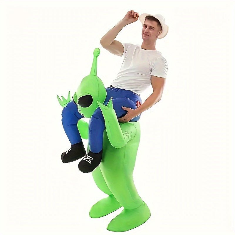 Men’s Funny Inflatable Halloween Alien Costume | Ride On Illusion 2