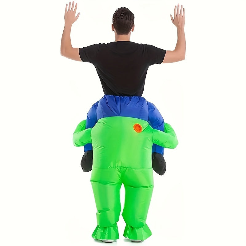 Men’s Funny Inflatable Halloween Alien Costume | Ride On Illusion 3