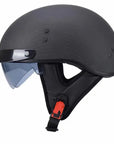 Men’s Half-Face Helmet Carbon Fiber Lightweight Retro Style 7
