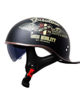 Men’s Half Helmet DOT Approved High-Strength ABS with UV Protection 0