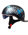 Men’s Half Helmet DOT Approved High-Strength ABS with UV Protection 3