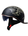 Men’s Half Helmet DOT Approved High-Strength ABS with UV Protection 6