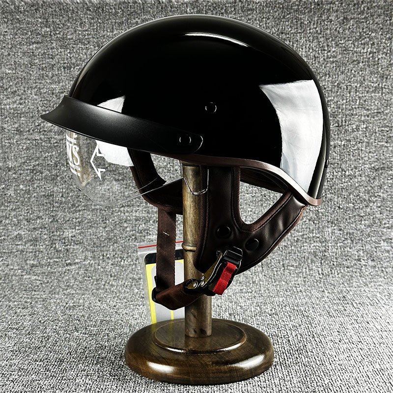 Men’s Half Helmet Stylish Lightweight Microfiber 10