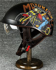 Men’s Half Helmet Stylish Lightweight Microfiber 11