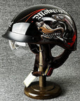 Men’s Half Helmet Stylish Lightweight Microfiber 13