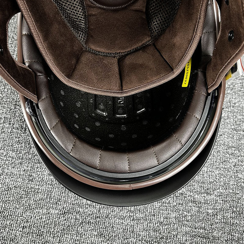 Men’s Half Helmet Stylish Lightweight Microfiber 3