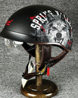 Men’s Half Helmet Stylish Lightweight Microfiber 9