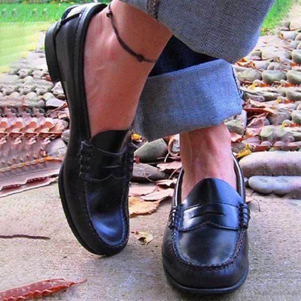 Men's Leather Slip-Ons Classic Moccasins and Loafers 2