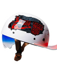 Men’s Motorcycle Helmet DOT Approved ABS Shell Lightweight 11