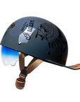 Men’s Motorcycle Helmet DOT Approved ABS Shell Lightweight 14