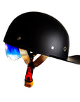 Men’s Motorcycle Helmet DOT Approved ABS Shell Lightweight 18