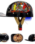 Men’s Motorcycle Helmet DOT Approved ABS Shell Lightweight 6