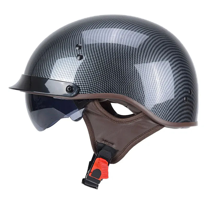 Men’s Motorcycle Helmet DOT Approved Lightweight UV Protection ABS Shell 1