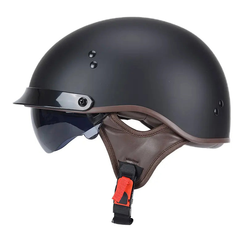 Men’s Motorcycle Helmet DOT Approved Lightweight UV Protection ABS Shell 6