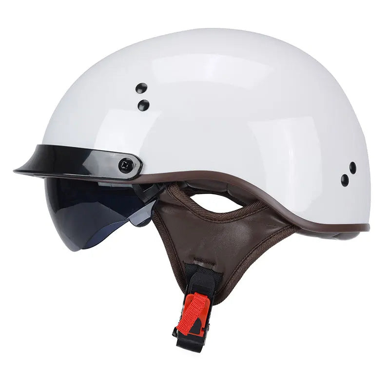 Men’s Motorcycle Helmet DOT Approved Lightweight UV Protection ABS Shell 7