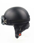 Men’s Motorcycle Helmet Retro Half Design Glossy Finish 1