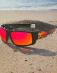 Men’s Polarized Sunglasses Bold Skull Design UV Protection Lightweight Durable 0