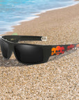 Men’s Polarized Sunglasses Bold Skull Design UV Protection Lightweight Durable 5