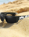 Men’s Polarized Sunglasses Bold Skull Design UV Protection Lightweight Durable 6