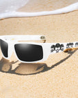 Men’s Polarized Sunglasses Bold Skull Design UV Protection Lightweight Durable 7