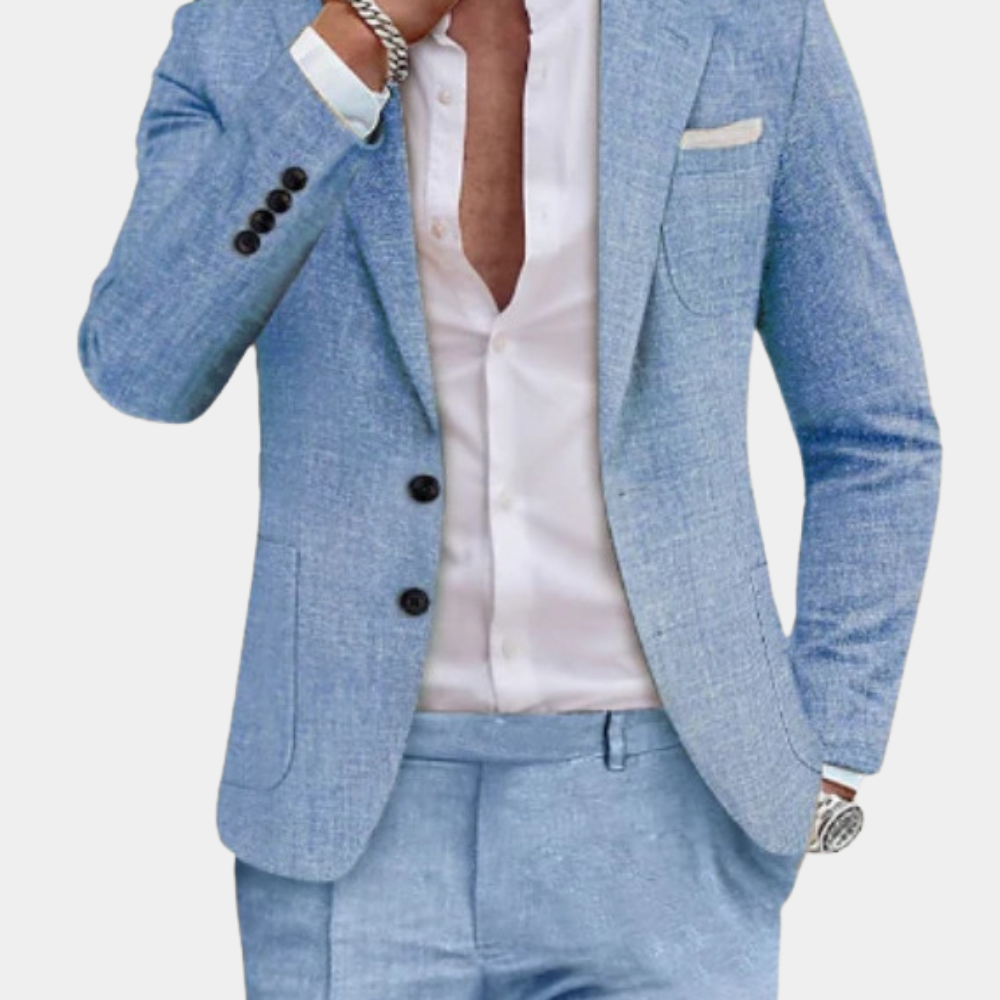 Men's Premium Summer Style Linen Suit 2