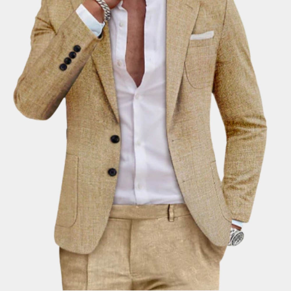 Men's Premium Summer Style Linen Suit 3