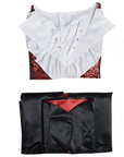 Men’s Scary Vampire Halloween Costume | Gothic Long Cape 4