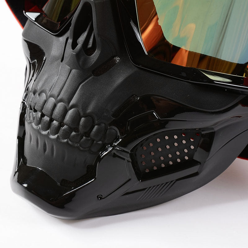 Men’s Skull Motorcycle Mask Protective Gear with Adjustable Fit 2