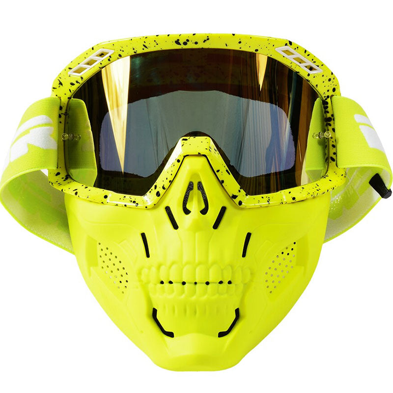 Men’s Skull Motorcycle Mask Protective Gear with Adjustable Fit 5