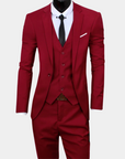 Men's Slim-Fit Stylish 3-Piece Suit for Weddings & Formal Events 0