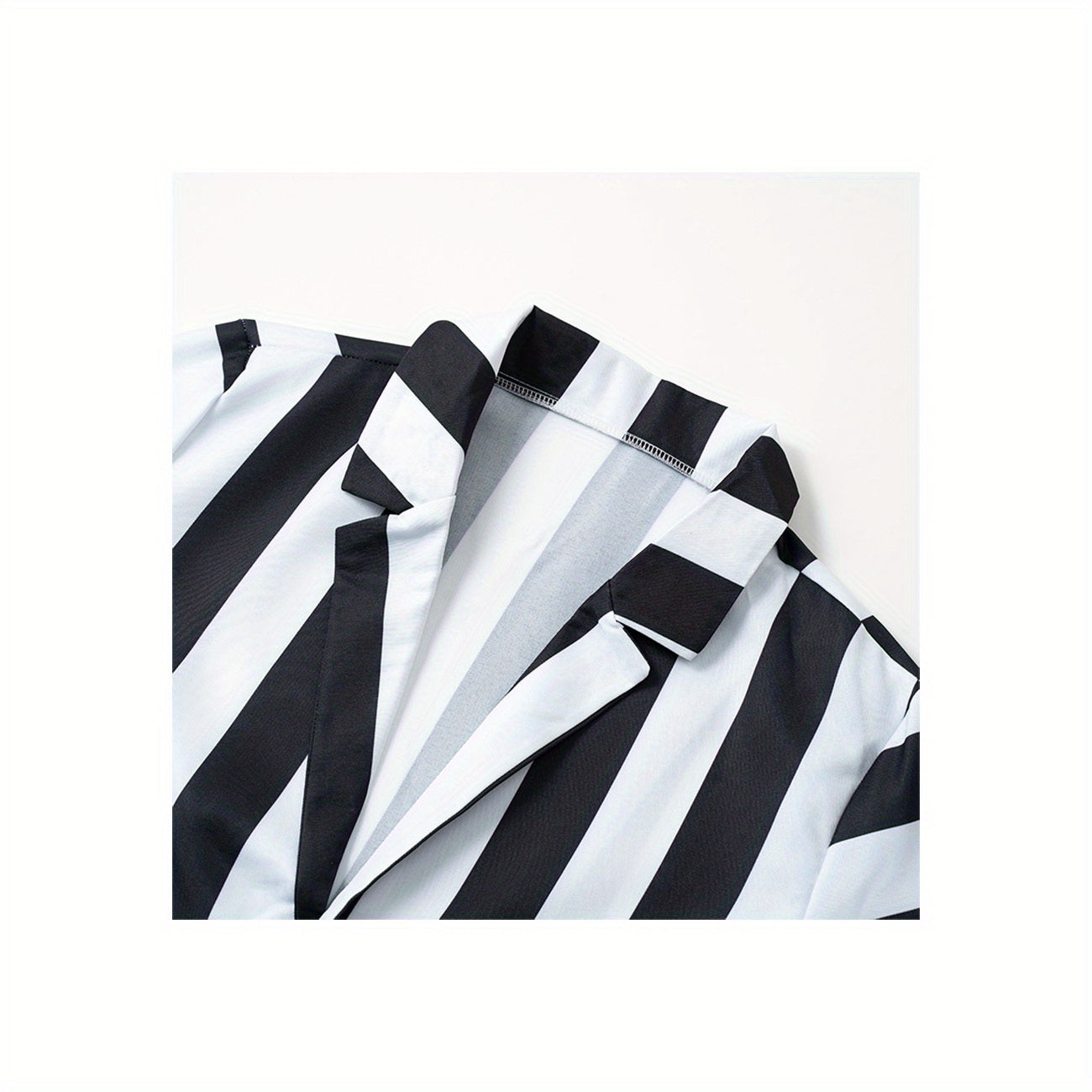 Men’s Striped Halloween Movie Costume Suit | Long Sleeve 3-Piece 4
