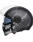 Men’s Vintage Modular Motorcycle Helmet Double Lens DOT ECE Approved ABS Shell 18