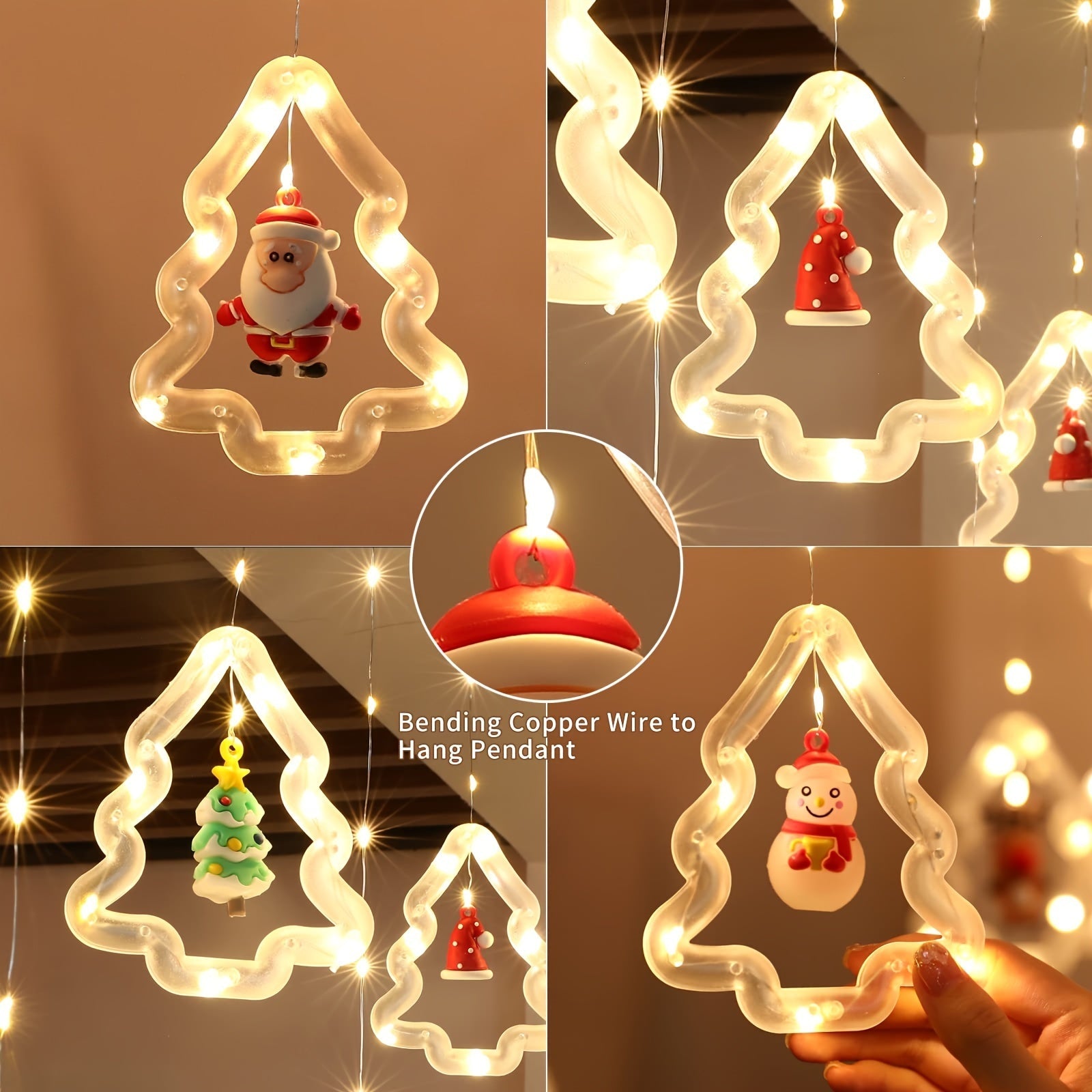 MerryCircle – Magical Wishing Ring Lighting with Christmas Decorations 7
