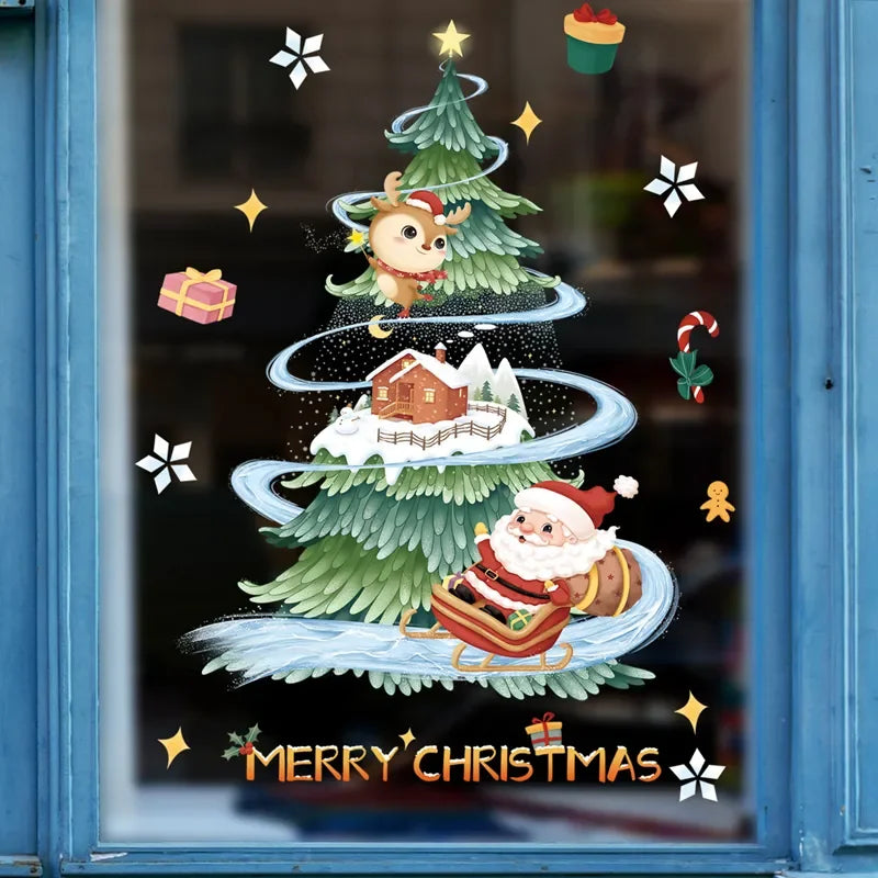 MerryScenes | Festive Glass Stickers 3
