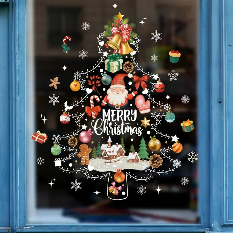 MerryScenes | Festive Glass Stickers 6