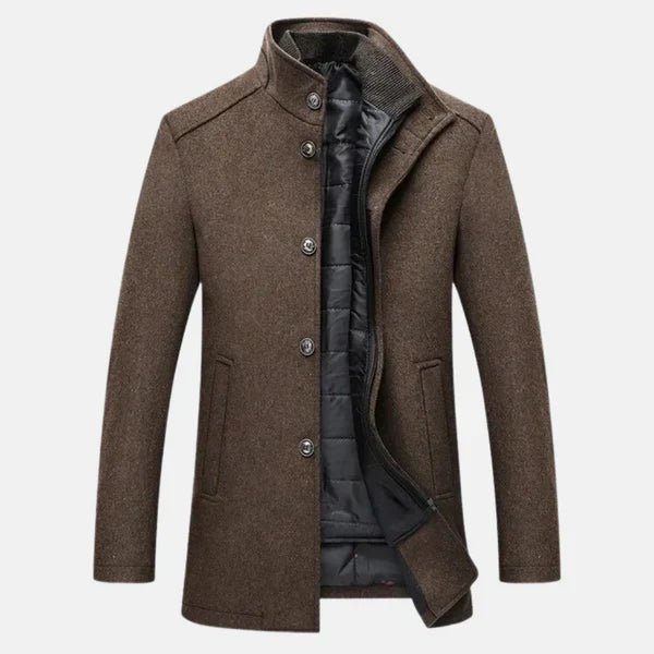 Mia | Elegant High Neck Winter Coat 0