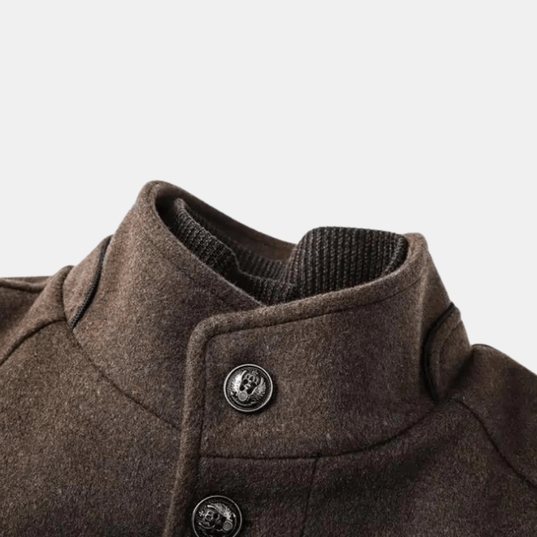 Mia | Elegant High Neck Winter Coat 5