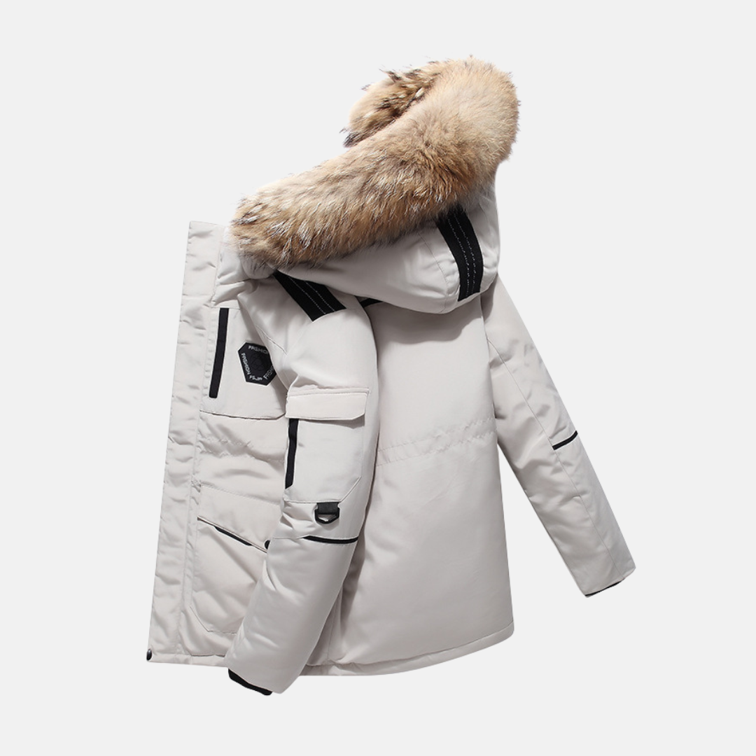 Milan | Men’s Fur Collar Winter Coat – Stylish and Insulated Design 0