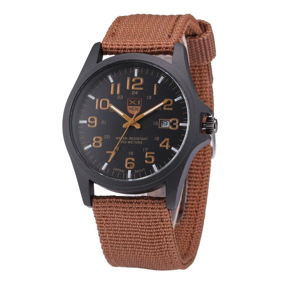 Military Style Robust Watch with Illuminated Dial, Water Resistant, Stopwatch, and Date Display 5