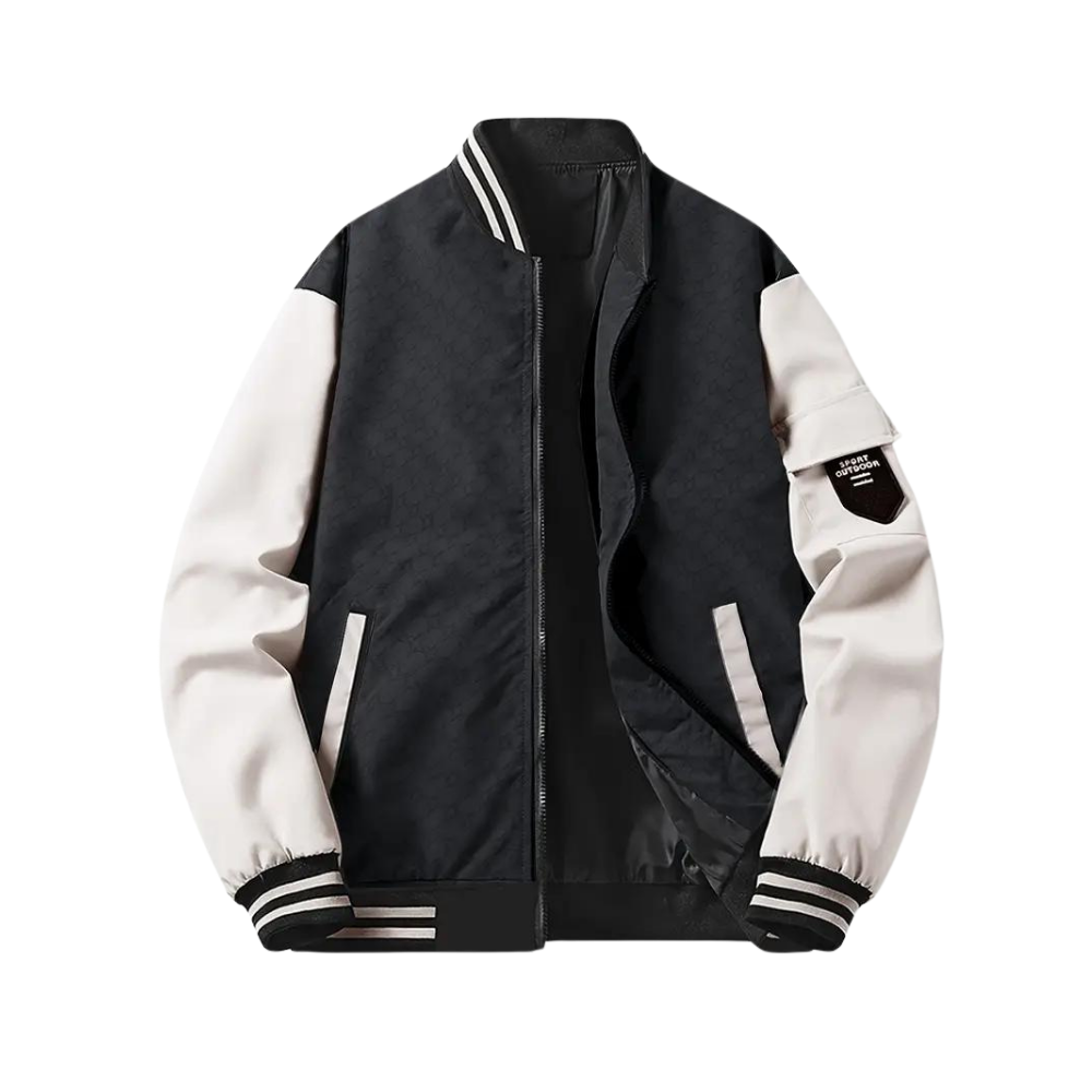 Milo | Men’s Two-Tone Autumn Bomber Jacket with Modern Appeal 6