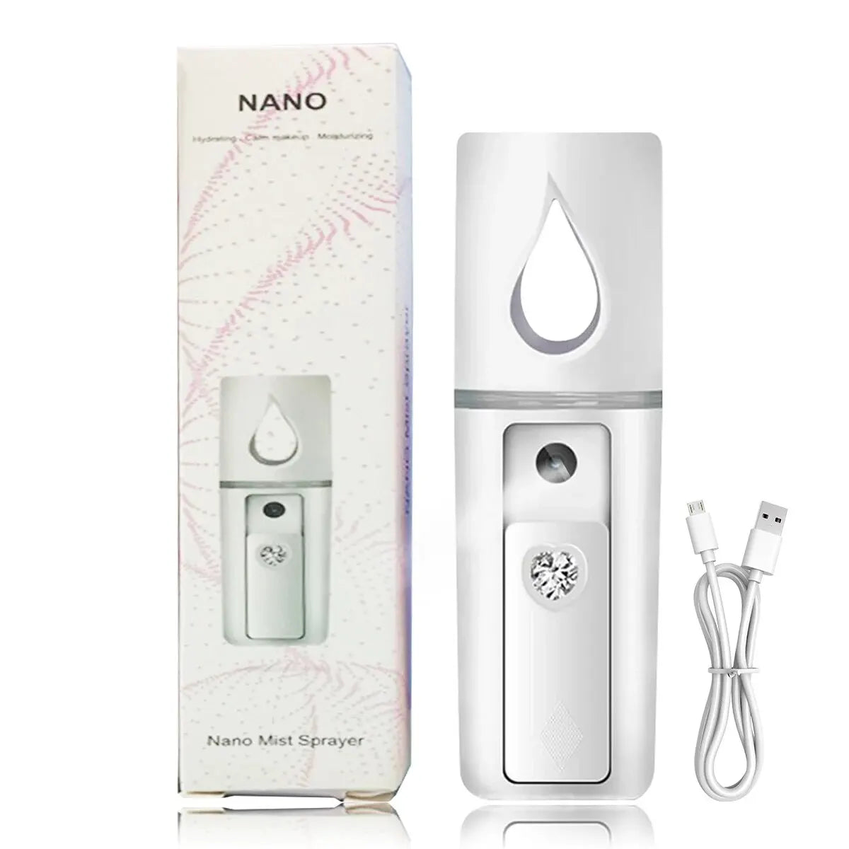 Mini Facial Sprayer Hydrating Mist for Face Portable Nano Technology 4
