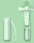 Mini hand fan Breezella | USB rechargeable | 3 speeds | Foldable & Powerbank function | 2000mAh battery 4