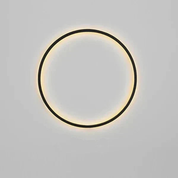 Minimal Round Wall Lamp – Sleek LED Wall Sconce Lighting for Modern Interiors, 30 cm, Energy Efficient Ambient Light 6