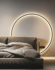 Minimal Round Wall Lamp – Sleek LED Wall Sconce Lighting for Modern Interiors, 30 cm, Energy Efficient Ambient Light 8