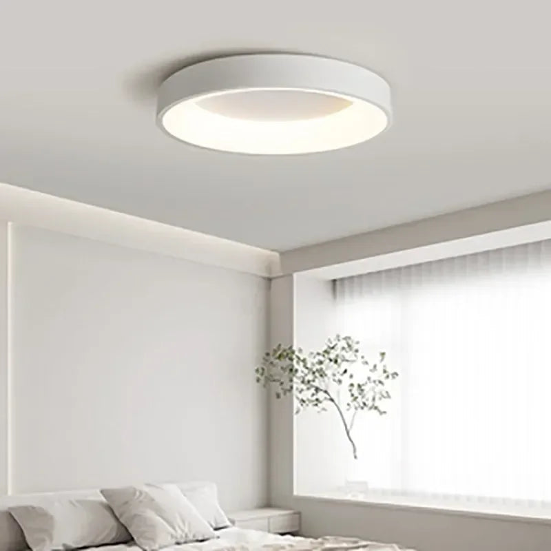 Minimalist LED Flush Mount Ceiling Light – Scandinavian Design for Soft Illumination, 30cm Diameter Ceiling Light Fixture 2