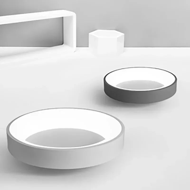 Minimalist LED Flush Mount Ceiling Light – Scandinavian Design for Soft Illumination, 30cm Diameter Ceiling Light Fixture 3