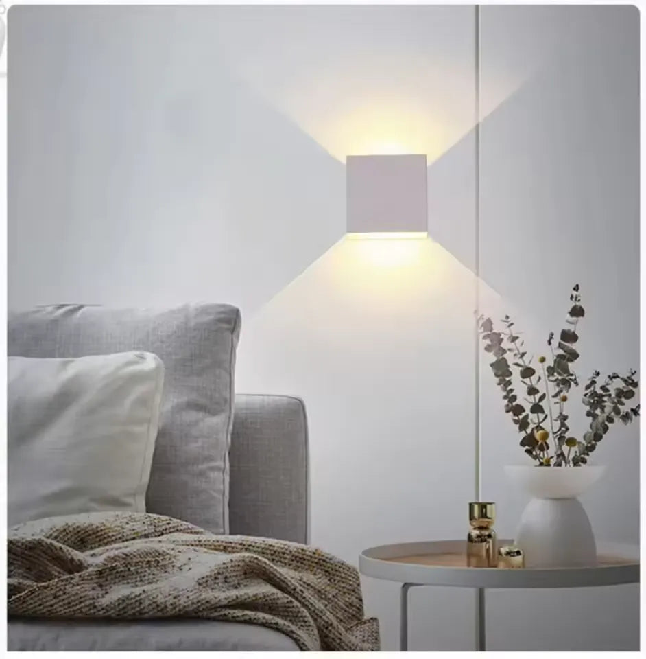 Minimalist Wall Sconce Lighting Elegant Aluminium Iron Design 6