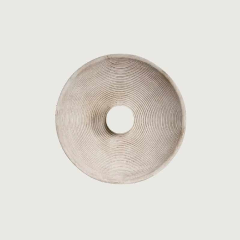 Minimalist Wall Sconce Lighting with Dimmable 10W LED - Organic Design, Warm 3000K Light for Cozy Ambiance 0